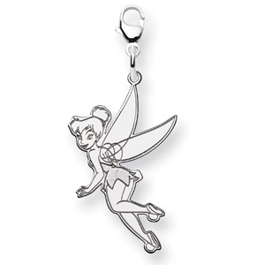 Sterling Silver 1in Tinker Bell Charm