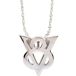 Ford 7/16in V8 Necklace - Sterling Silver