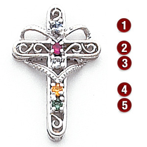 Family Cross Pendant