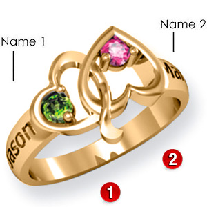 Bridge of Hearts Promise Ring