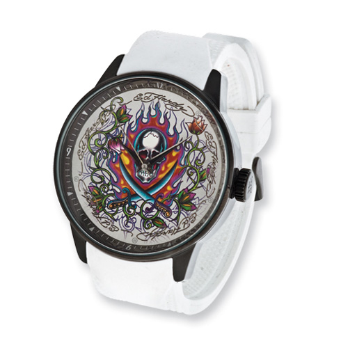 Ed Hardy Autometer Watch - Skull XWA2983 | Joy Jewelers