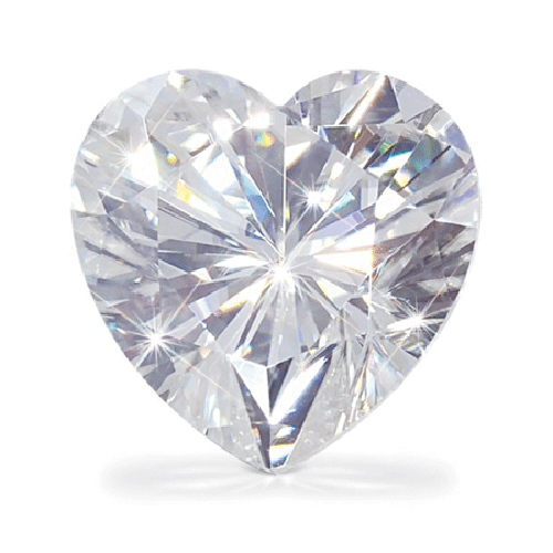 Moissanite Loose Heart Stone 4.5x4.5mm