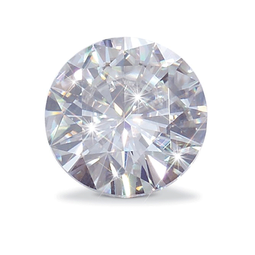 1.42 Ct 7.68 mm Round Cut Real Moissanite Brilliant Stone For jewelry