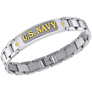 Men's U.S. Navy Bracelet - Stainless Steel