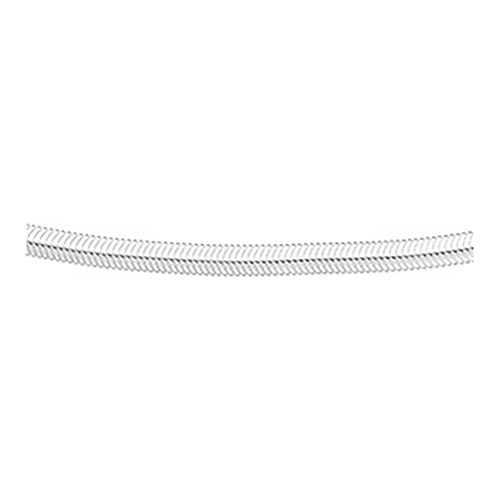 Sterling Silver 20in Oval Snake Chain 4.25 mm