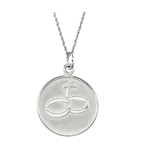 Sterling Silver Loss of Spouse Pendant