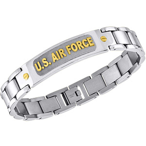 Men's U.S. Air Force Bracelet - Stainless Steel