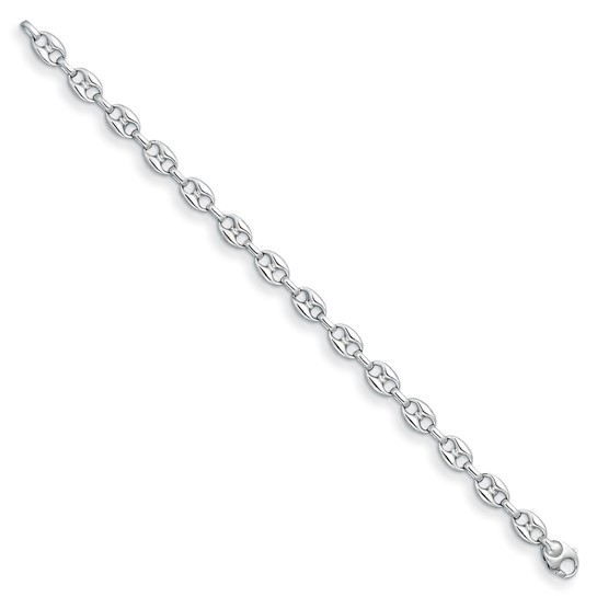 Mariner Link Bracelet with Diamond Bars | Lee Michaels Fine Jewelry