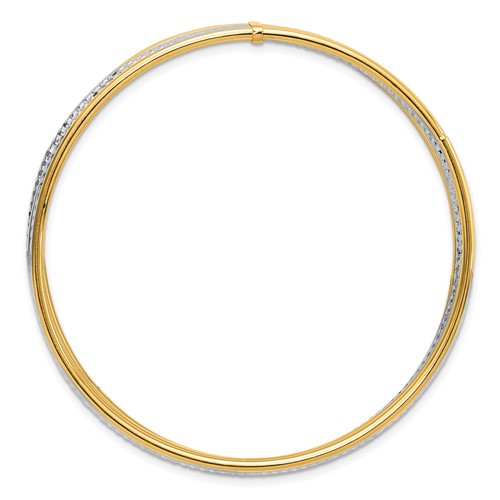 Tric - color semanario bangle - bracelet 18kts of gold – Raf Rossi Gold  Plated