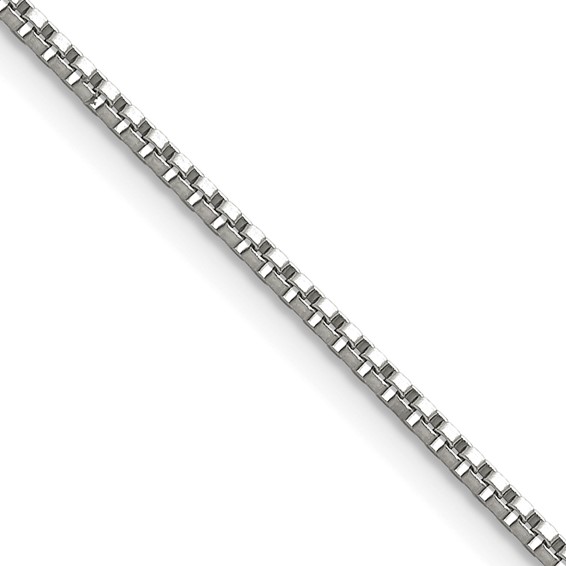 18in Stainless Steel Box Chain 1.5mm SRN66218 Joy Jewelers