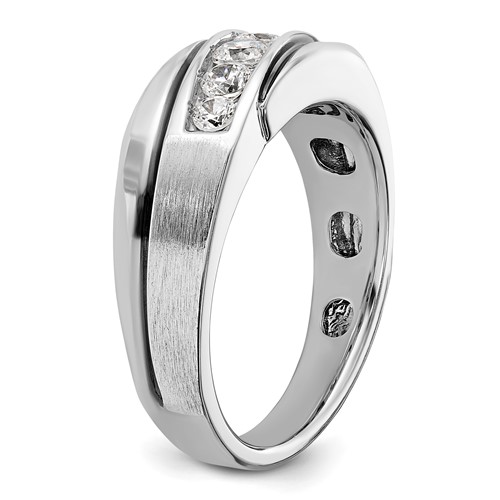 Stylish Surgical Stainless Steel Black Rhodium CZ Wedding Engagement B –  ZIVOM