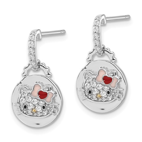 Hello Kitty Earrings l Dangle Hoop Earrings – RoyalPiggy