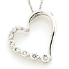 1/2 CT TW Journey Diamond Pendant with Chain
