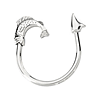 Sterling Silver Fishing Key Ring