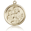 14kt Yellow Gold 7/8in St Joseph Medal