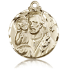 14kt Yellow Gold 1 1/8in St Joseph Medal