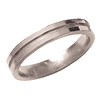4mm Titanium Band with Groove