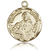 14kt Yellow Gold 7/8in St Camillus Medal