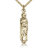 Gold Filled 1in St Joseph Figure Pendant & 18in Chain