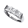 Sterling Silver 3.3 ct tw Cubic Zirconia Ring