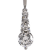 14k White Gold Diamond 1 ct tw Journey Diamond Pendant with Chain