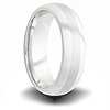 Cobalt 6mm Domed Band with Dual Finish