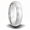 Cobalt 6mm Domed Dual Finish Wedding Band 