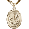 Gold Filled 1in St Andrew Medal & 24in Chain
