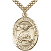 Gold Filled 1in St Catherine Laboure Medal & 24in Chain