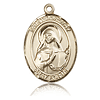 14kt Yellow Gold 1in St Dorothy Medal