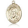 14kt Yellow Gold 1in St Francis de Sales Medal