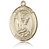 14kt Yellow Gold 1in St Helen Medal