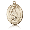 14kt Yellow Gold 1in St Emily Medal