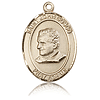 14kt Yellow Gold 1in St John Bosco Medal