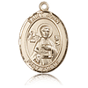 14kt Yellow Gold 1in St John the Apostle Medal