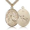 Gold Filled 1in St Joseph of Cupertino Medal & 24in Chain