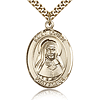 Gold Filled 1in St Louise de Marillac Medal & 24in Chain
