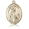 14kt Yellow Gold 1in St Kilian Medal