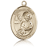 14kt Yellow Gold 1in St Mark Medal
