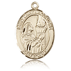 14kt Yellow Gold 1in St Mary Magdalene Medal