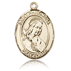 14kt Yellow Gold 1in St Philomena Medal
