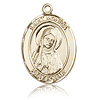 14kt Yellow Gold 1in St Monica Medal