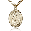 Gold Filled 1in St Philip the Apostle Medal & 24in Chain