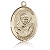 14kt Yellow Gold 1in St Robert Bellarmine Medal