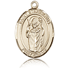 14kt Yellow Gold 1in St Stanislaus Medal