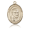 14kt Yellow Gold 1in St Vincent de Paul Medal