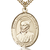 Gold Filled 1in St Ignatius Medal & 24in Chain