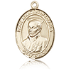 14kt Yellow Gold 1in St Ignatius Medal