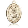 14kt Yellow Gold 1in St Lillian Medal