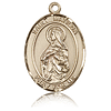14kt Yellow Gold 1in St Matilda Medal